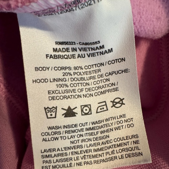 Nike Women's Sportswear Club Fleece Pink Hoodie Size Small - Picture 6 of 6